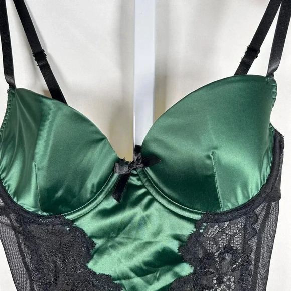 Roma Hidden Envy Lace Green Lingerie Size Small - Picture 5 of 9